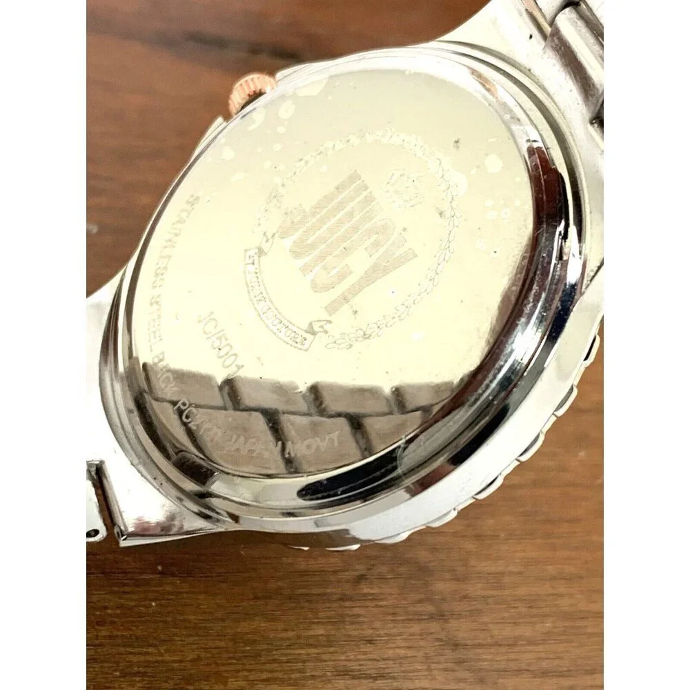Juicy By Juicy Couture Women's Watch JC/5001 Quartz White Dial Rose Gold Silver